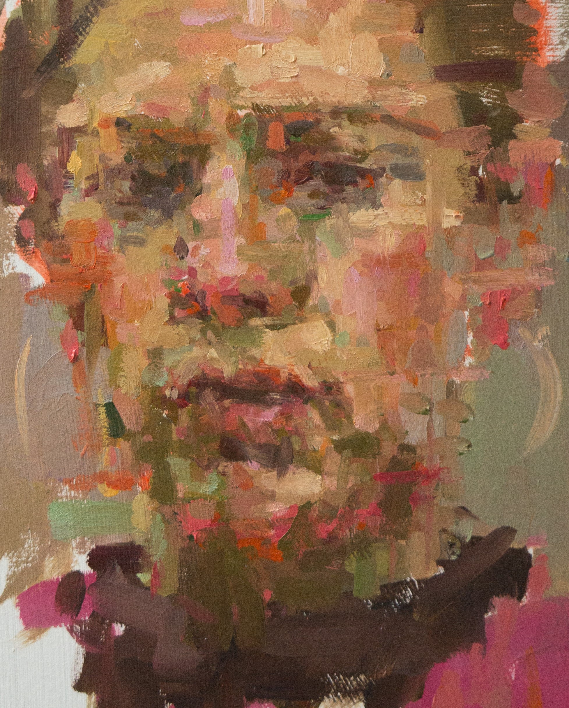 Zelfportret met knot - 32 x 21 cm. - Afbeelding 3