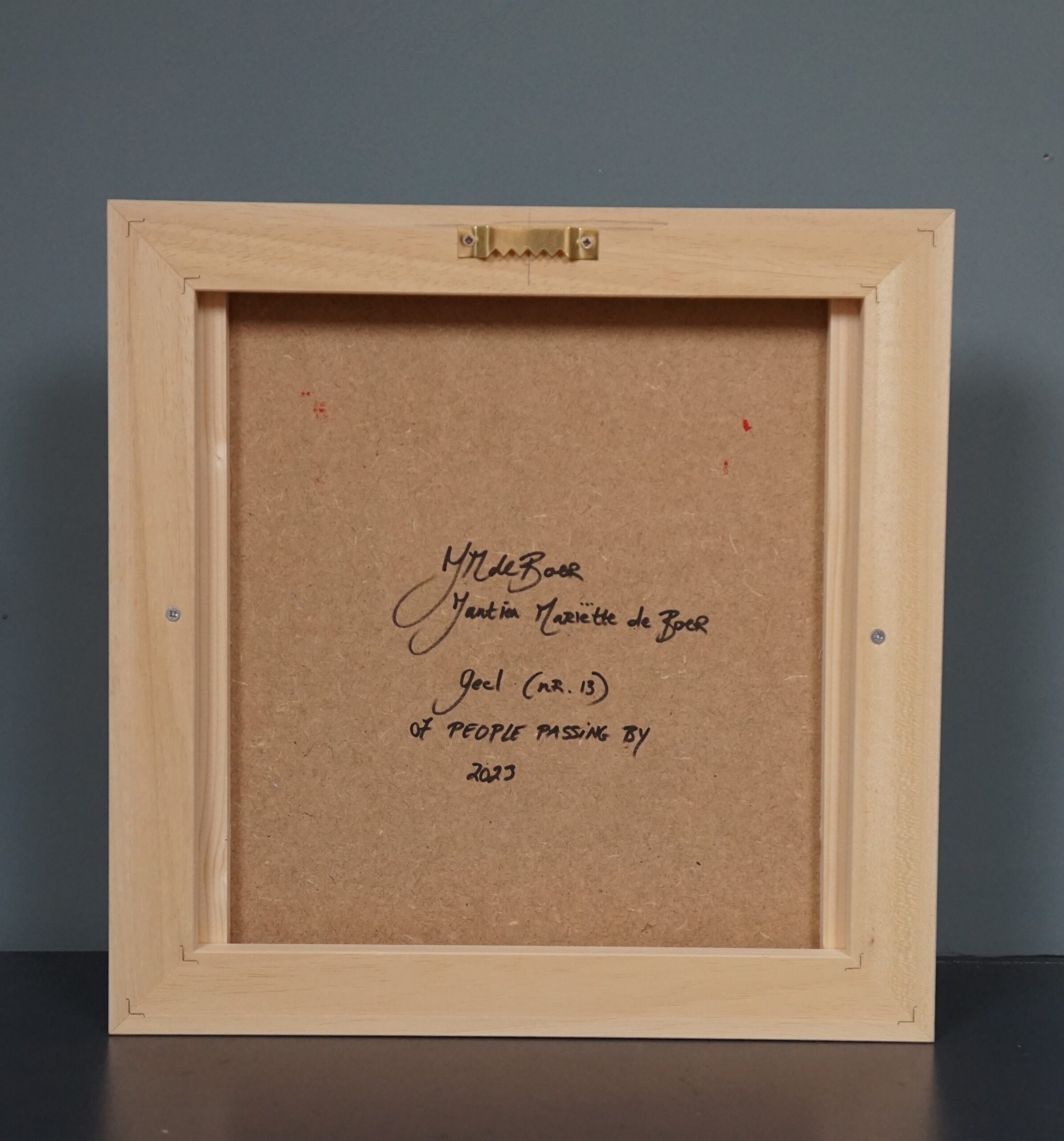 Geel - 30 x 30 cm. - Afbeelding 6