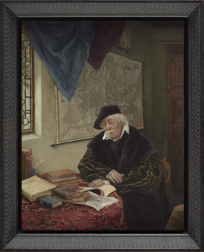 De Filosoof (naar Adriaen van Ostade) - 46 x 36 cm.